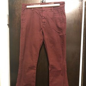 Jcrew Sammie chino capris maroon